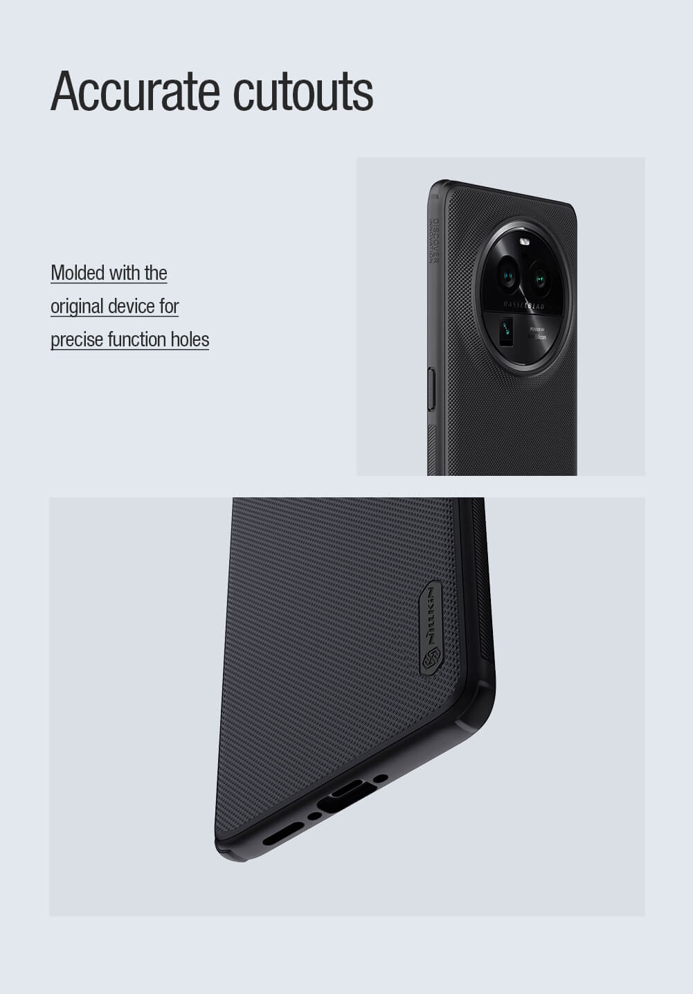 Чехол-крышка NILLKIN для Oppo Find X6 Pro (серия Frosted shield Pro Magnetic case)